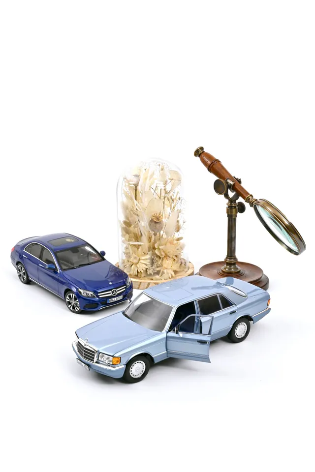 norev-mercedes-benz-classe-c-2014-modellino-auto-1-18-blu-metallizzato image 1