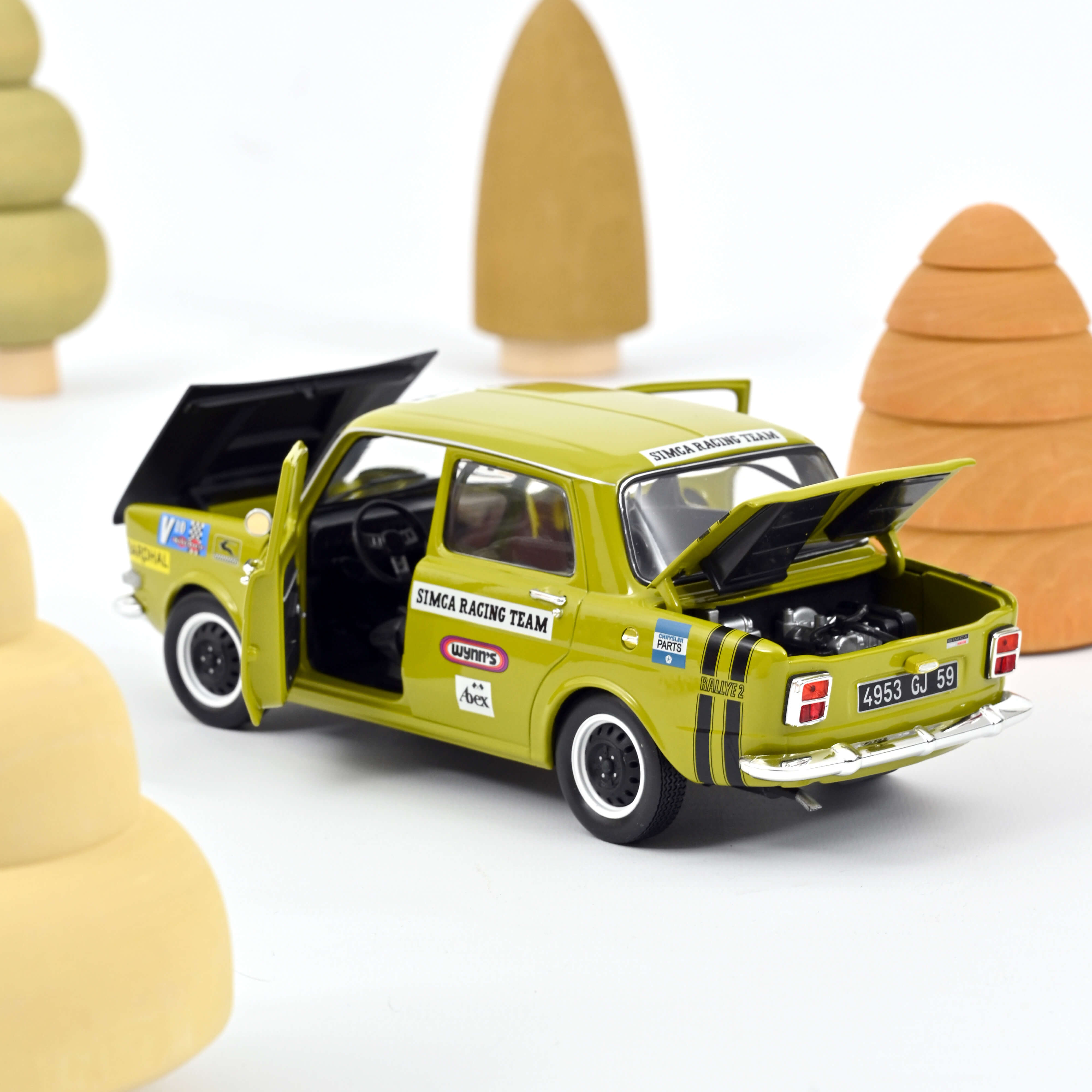 norev-simca-1000-rallye-2-srt-1973-58-verde-acido-1-18 image 2