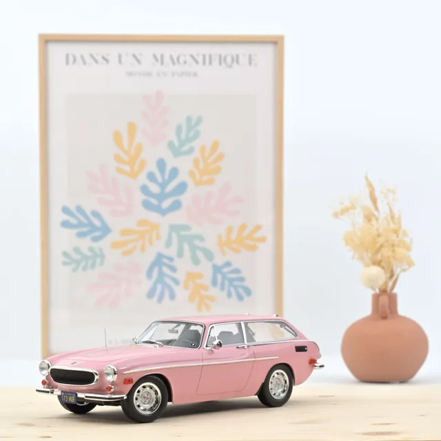norev-volvo-1800-es-us-version-1973-rose-modellino-auto-1-18-100-pezzi image 1
