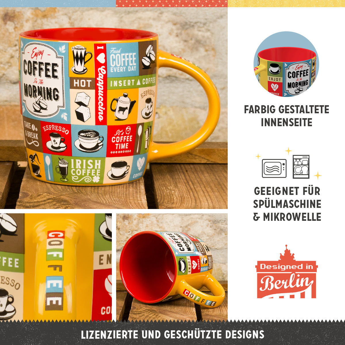 nostalgic-art-coffee-collage-tazza-in-ceramica-330-ml-2 image 2