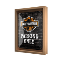 nostalgic-art-harley-davidson-parking-only-targa-in-metallo-15x20-cm image 5