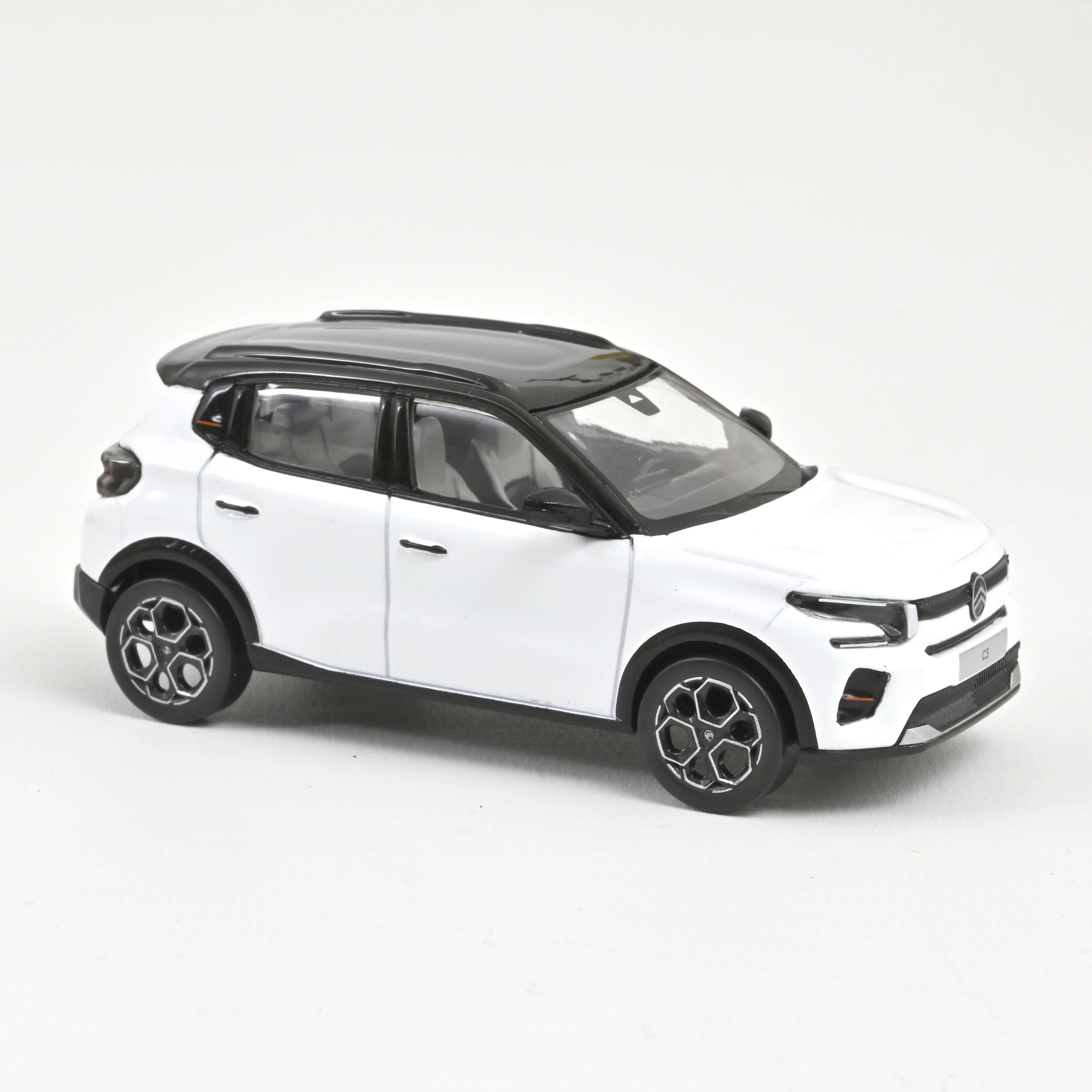 norev-citroen-c3-2024-bianco-banquise-tetto-nero-1-43 image 2