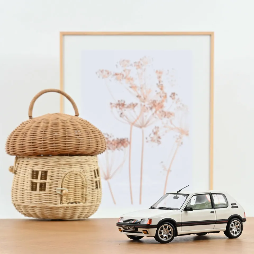 norev-peugeot-205-gti-1-9-1989-modellino-auto-1-18-bianco-meije image 1