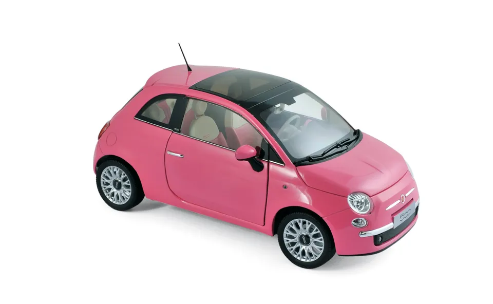 norev-fiat-500-2010-so-pink-1-18 image 1