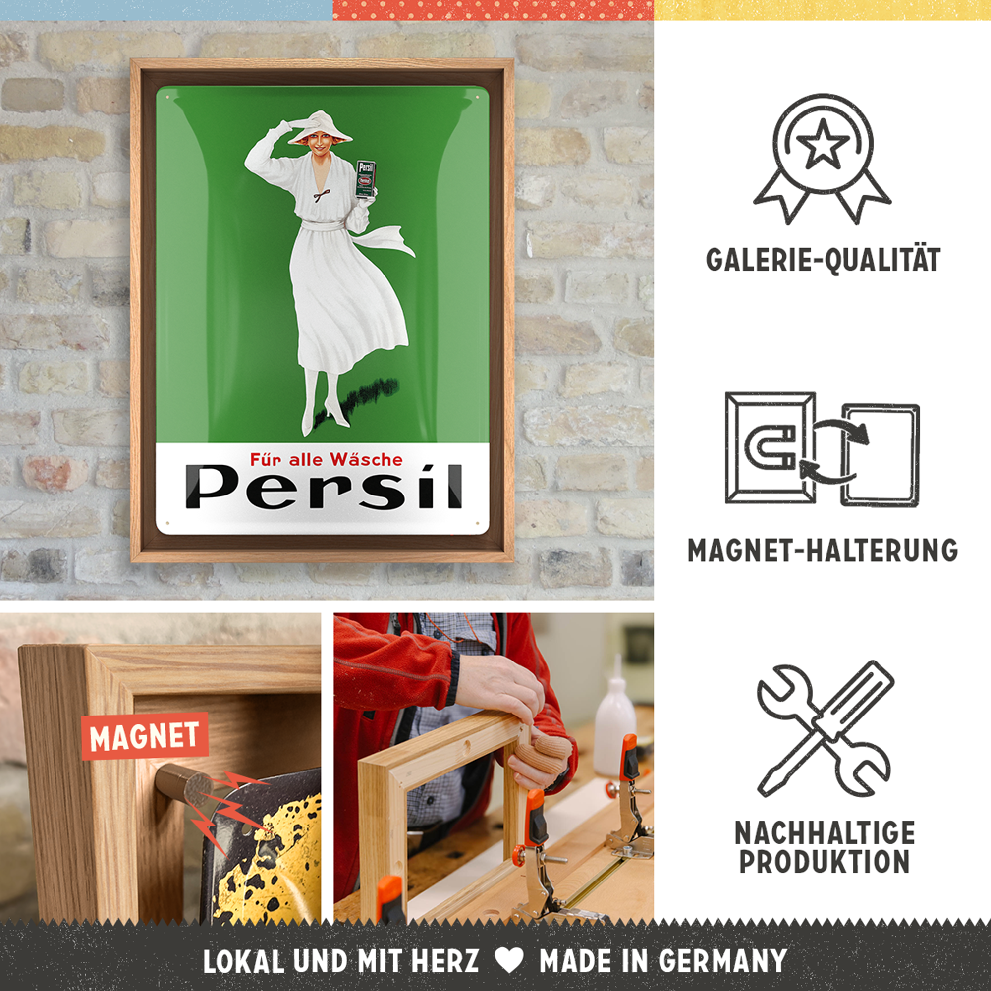nostalgic-art-persil-wei-e-dame-gr-n-1922-n-frame-l-edition image 3