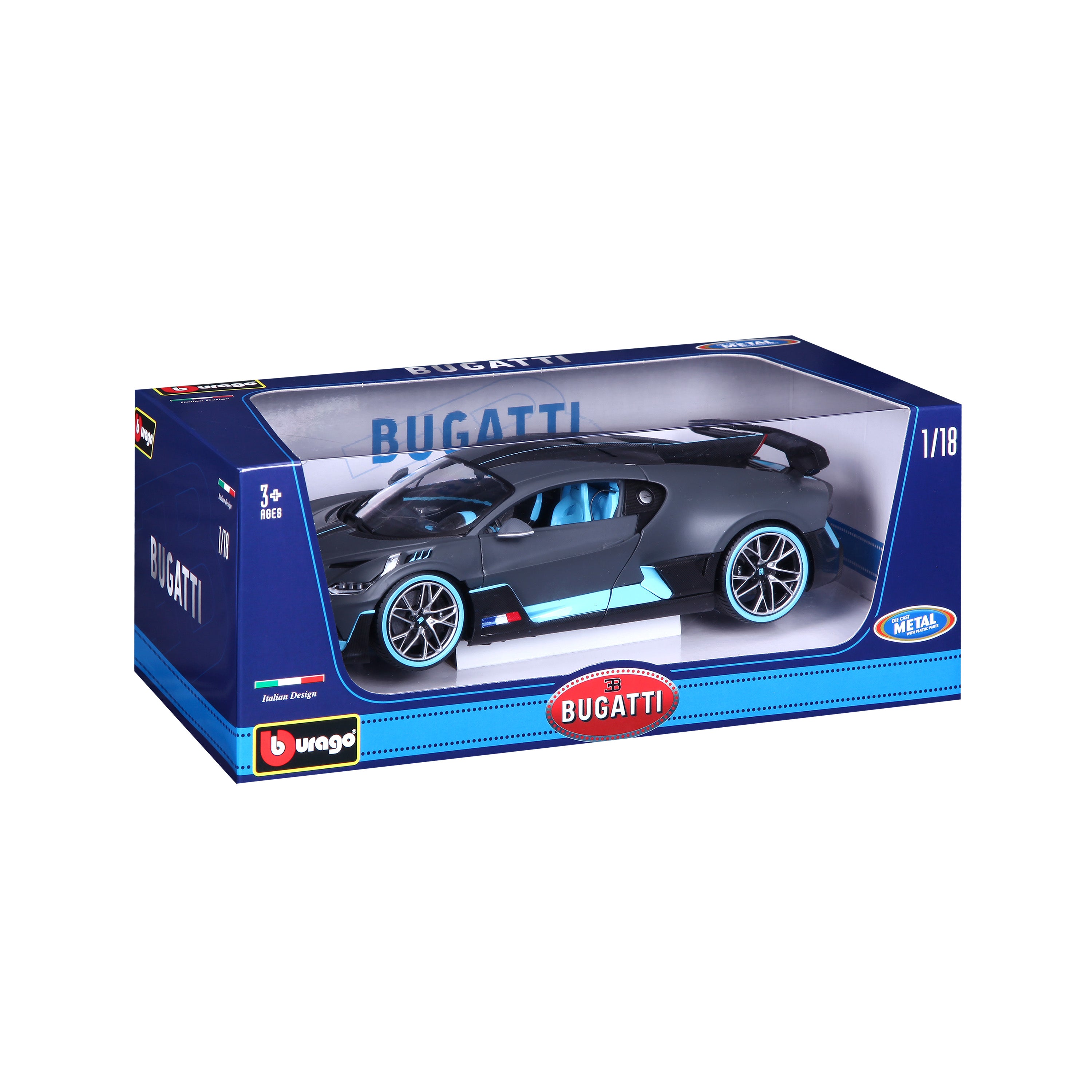 bburago-bugatti-divo-1-18-grigio-scuro-opaco image 2