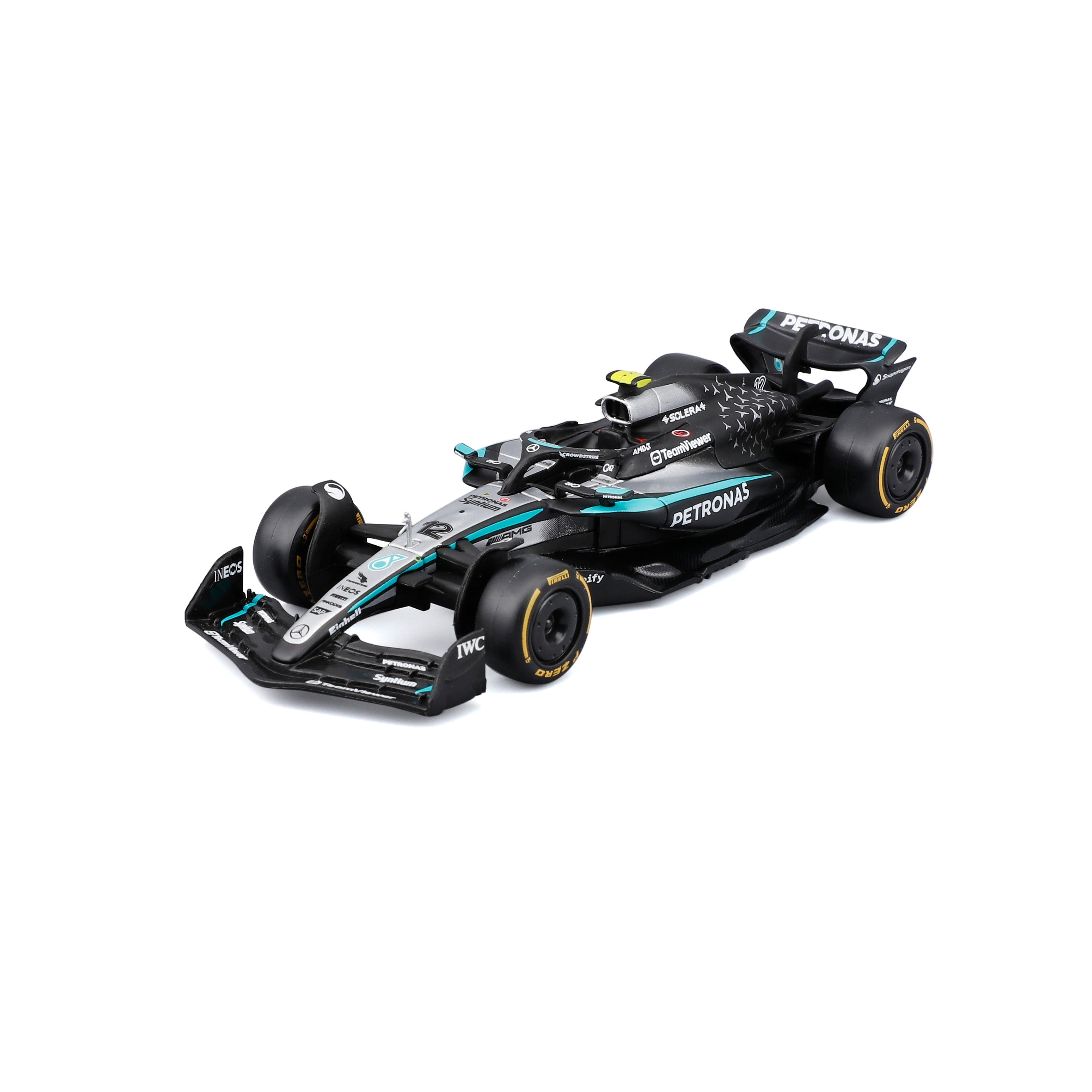 bburago-f1-mercedes-amg-w16-2025-12-kimi-antonelli-modellino-auto-1-43 image 1