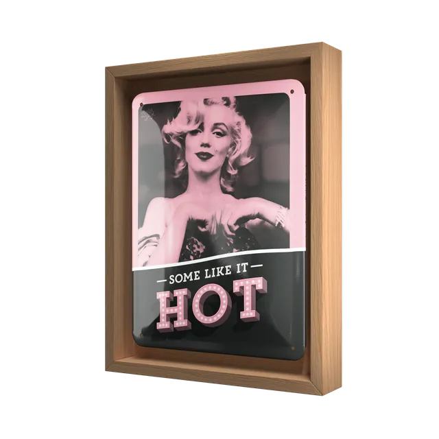 nostalgic-art-marilyn-some-like-it-hot-targa-in-metallo-con-cornice-n-frame-s image 1