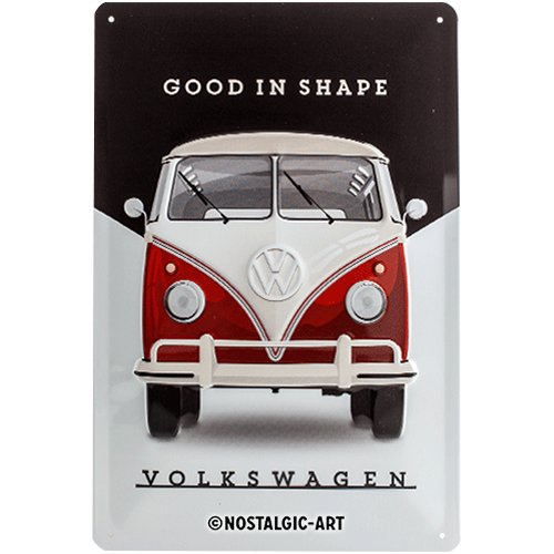 nostalgic-art-volkswagen-good-in-shape-targa-in-metallo-20x30-cm image 1