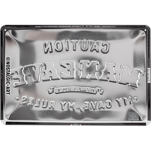 nostalgic-art-man-cave-targa-in-metallo-20x30-cm-2 image 3