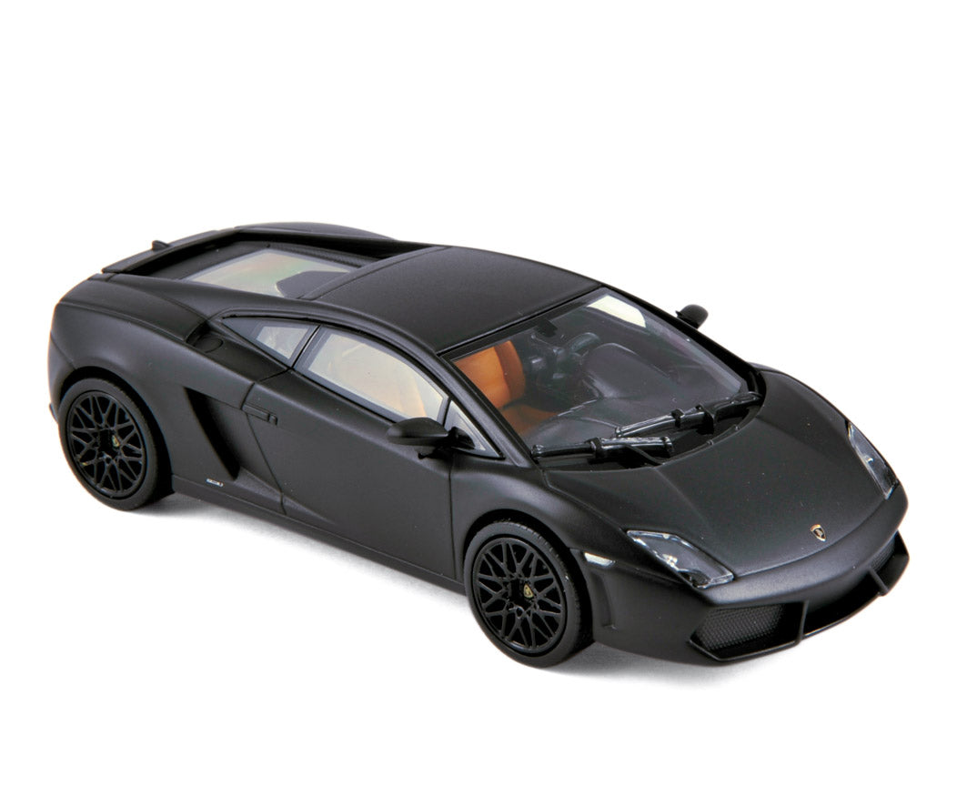norev-lamborghini-gallardo-lp560-4-2009-matte-black-1-43-modellino-die-cast image 1
