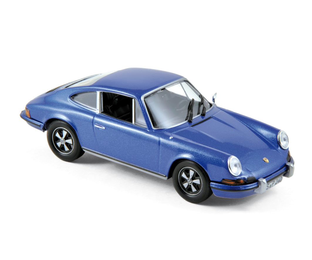 norev-porsche-911-s-2-4-1973-blu-metallizzato-modellino-1-43 image 1
