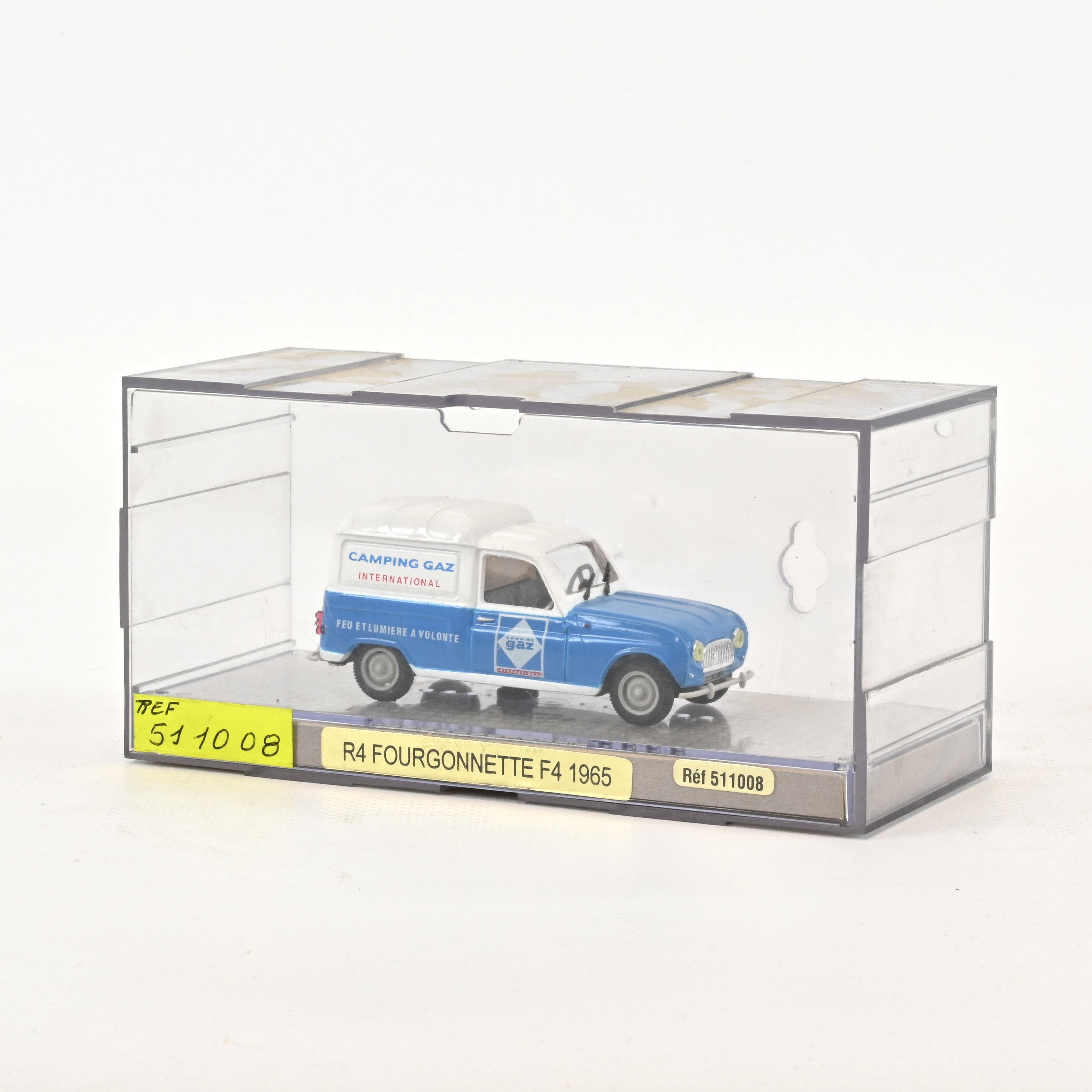norev-renault-r4-fourgonnette-camping-gaz-modellino-1-43 image 1