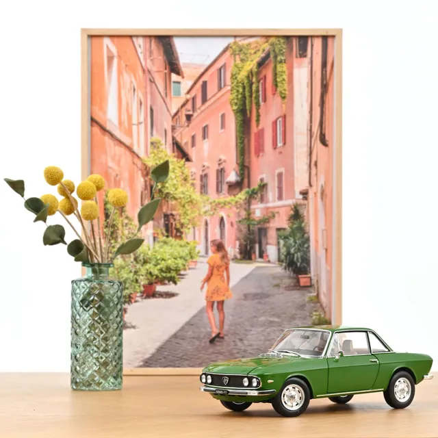 norev-lancia-fulvia-3-1975-modellino-auto-1-18-dublin-green image 1