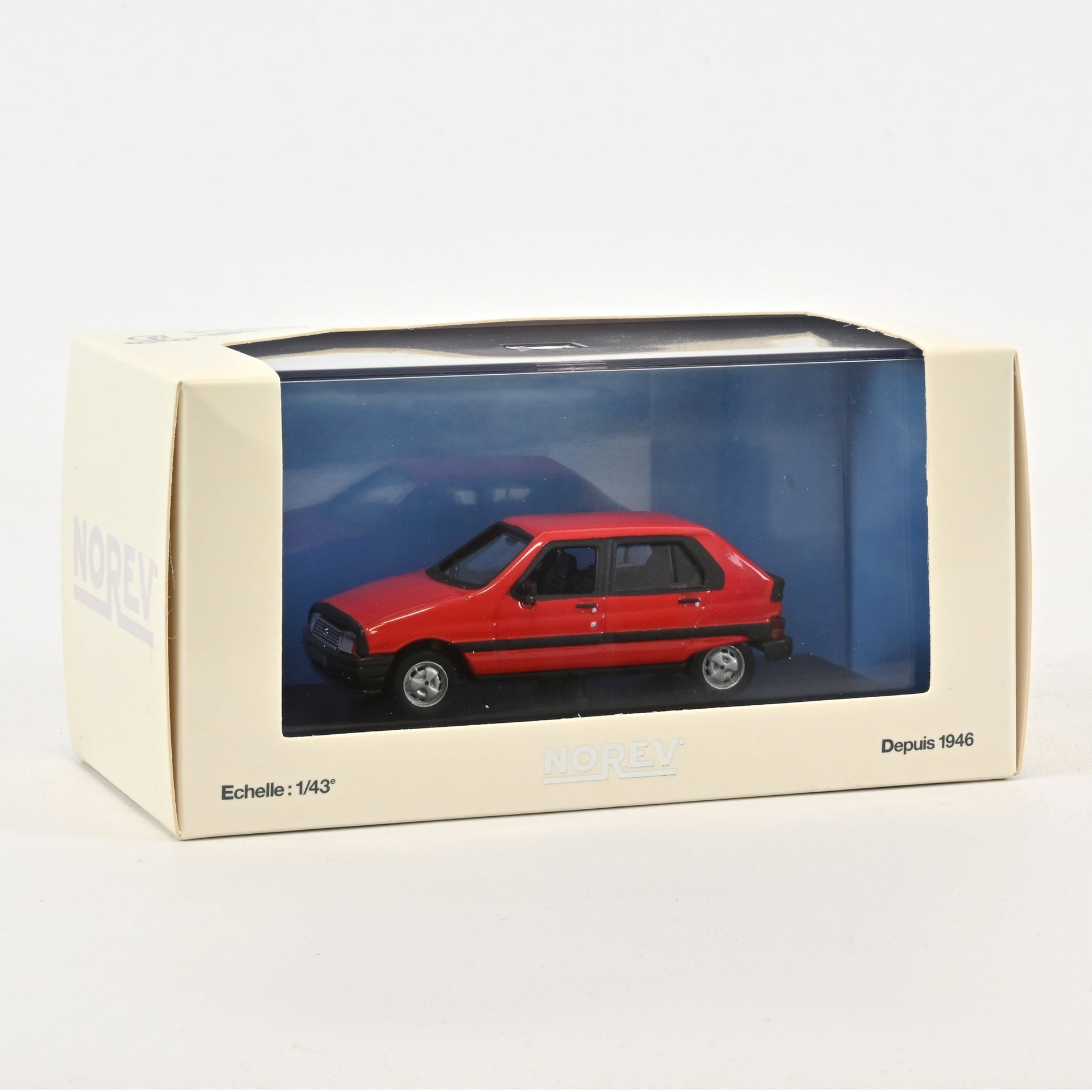 norev-citro-n-visa-1983-modellino-auto-1-43-rosso image 1