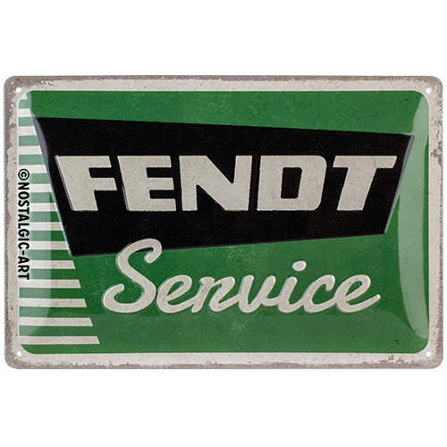 nostalgic-art-fendt-service-targa-in-metallo-20x30-cm-in-rilievo image 1