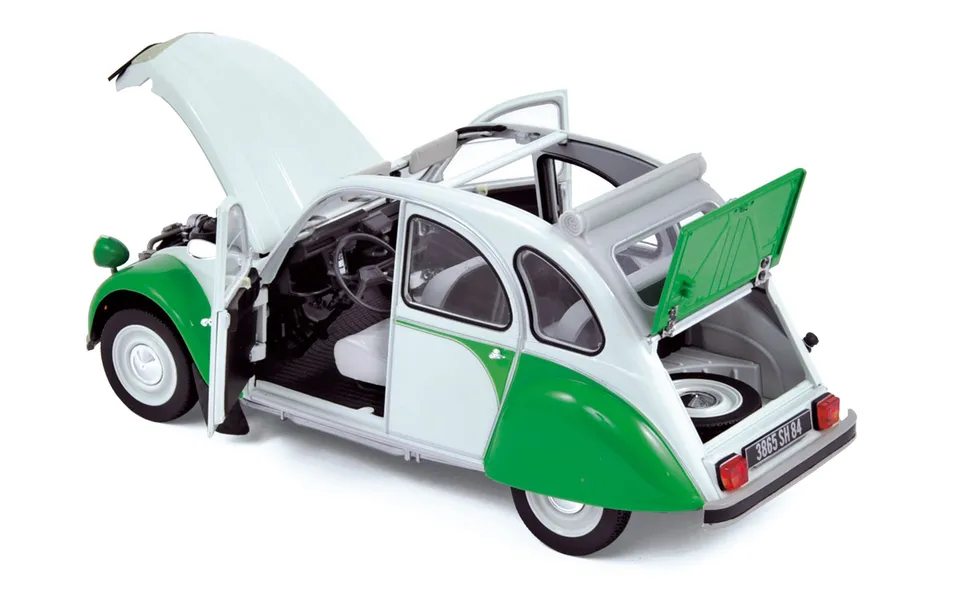 norev-citro-n-2cv-dolly-1985-verde-bambou-bianco-meije-1-18-modellino image 1