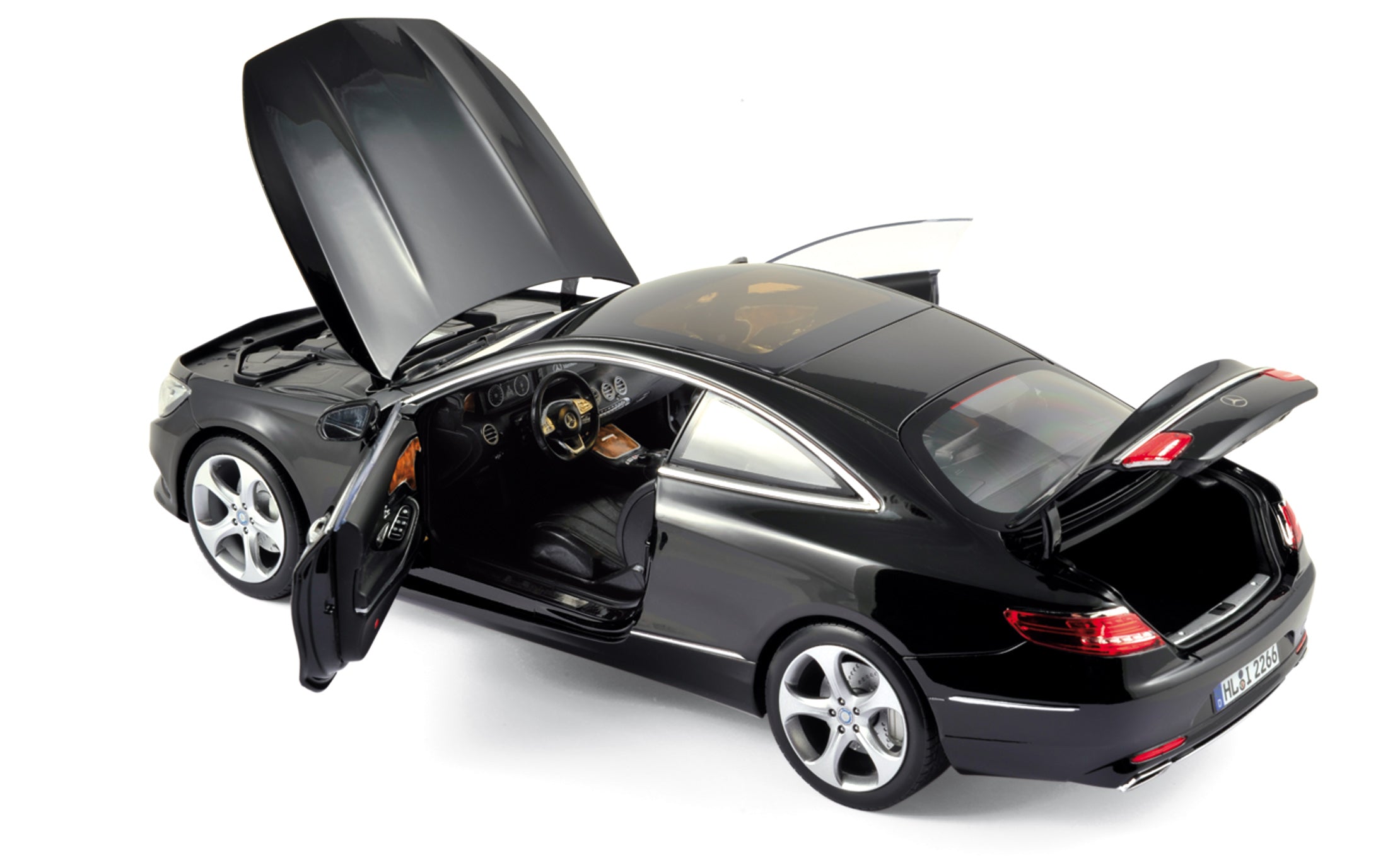 norev-mercedes-benz-classe-s-coup-2014-modellino-auto-1-18-nero image 2