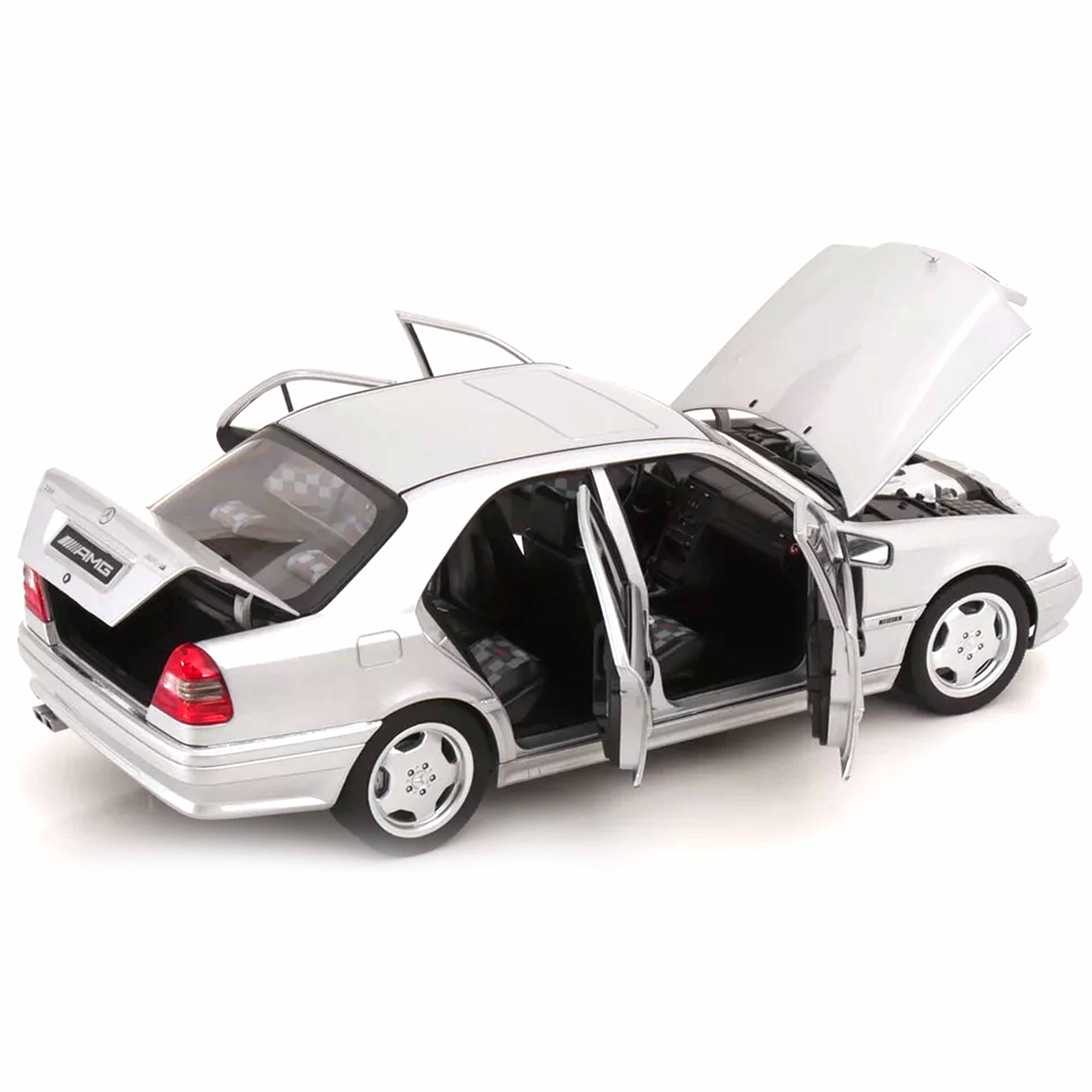 norev-mercedes-benz-c36-amg-1993-argent-brilliant-jet-car-1-18 image 3