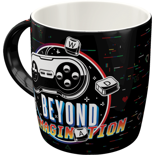 nostalgic-art-gaming-beyond-imagination-tazza-in-ceramica-330-ml image 1