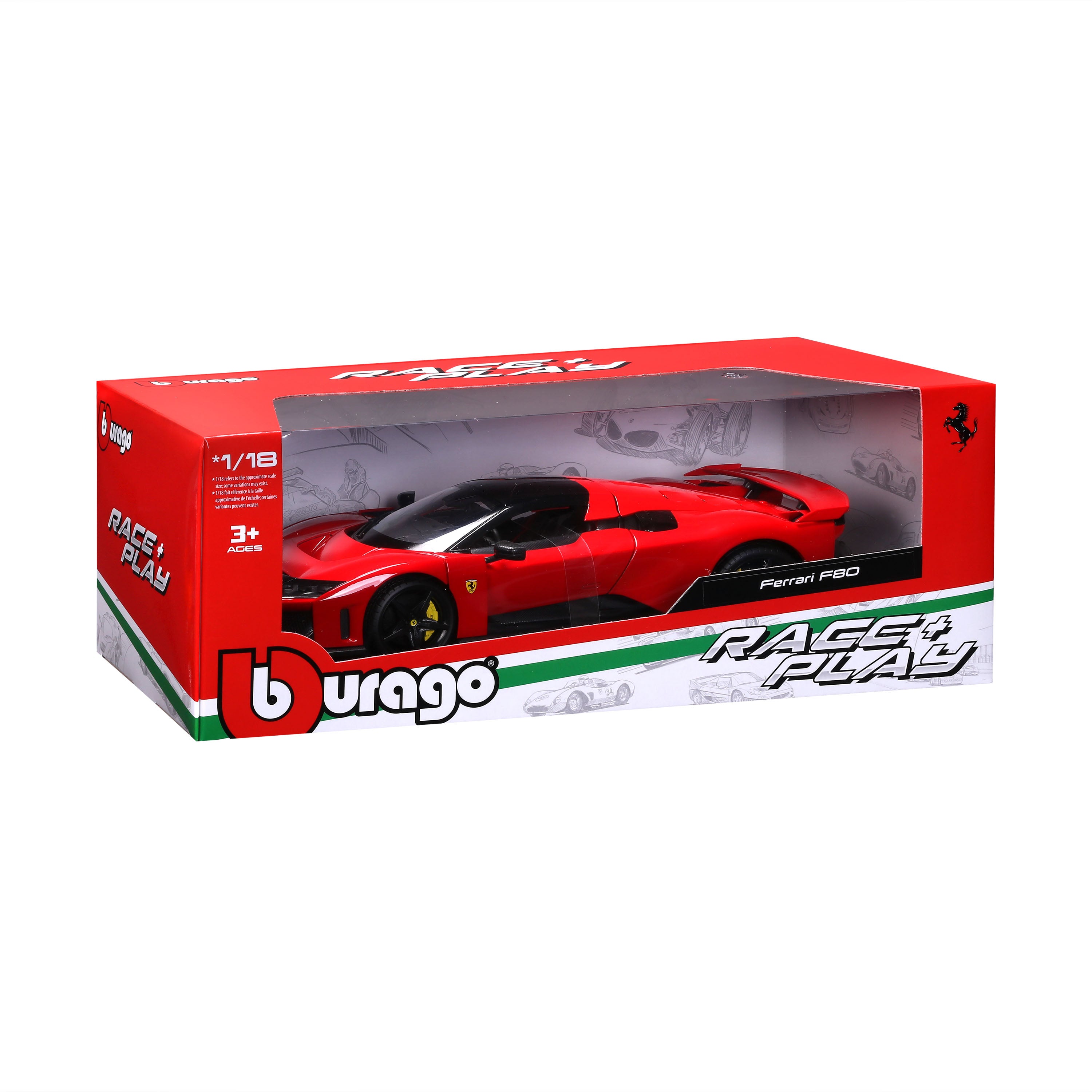 bburago-ferrari-f80-rossa-signature-series-1-18 image 2