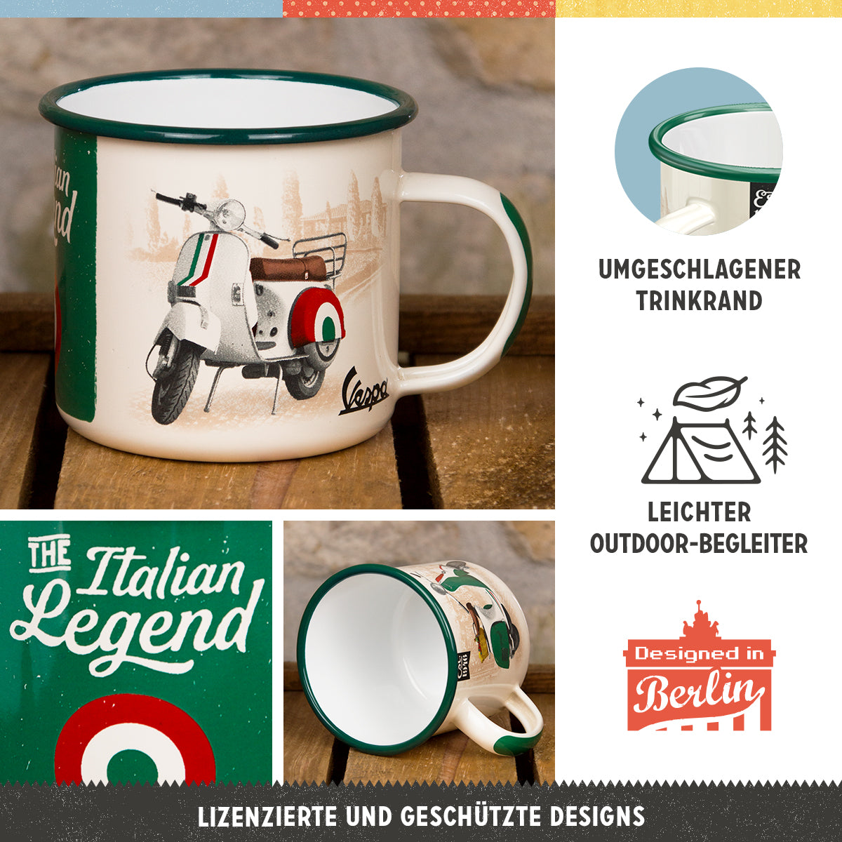 nostalgic-art-vespa-italian-legend-tazza-smaltata-360-ml image 3