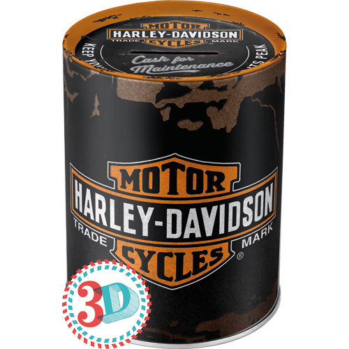 nostalgic-art-harley-davidson-genuine-logo-salvadanaio-in-latta-1-litro image 3