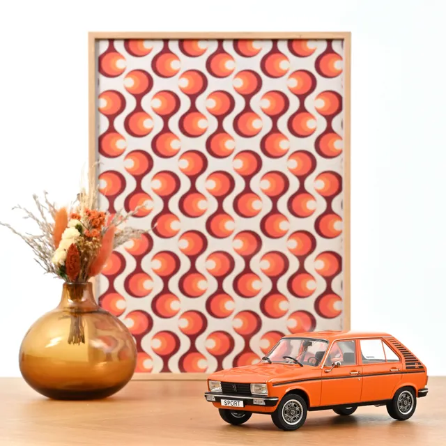 norev-peugeot-104-sl-sport-1979-modellino-auto-1-18-arancione-edizione-104-pezzi image 1