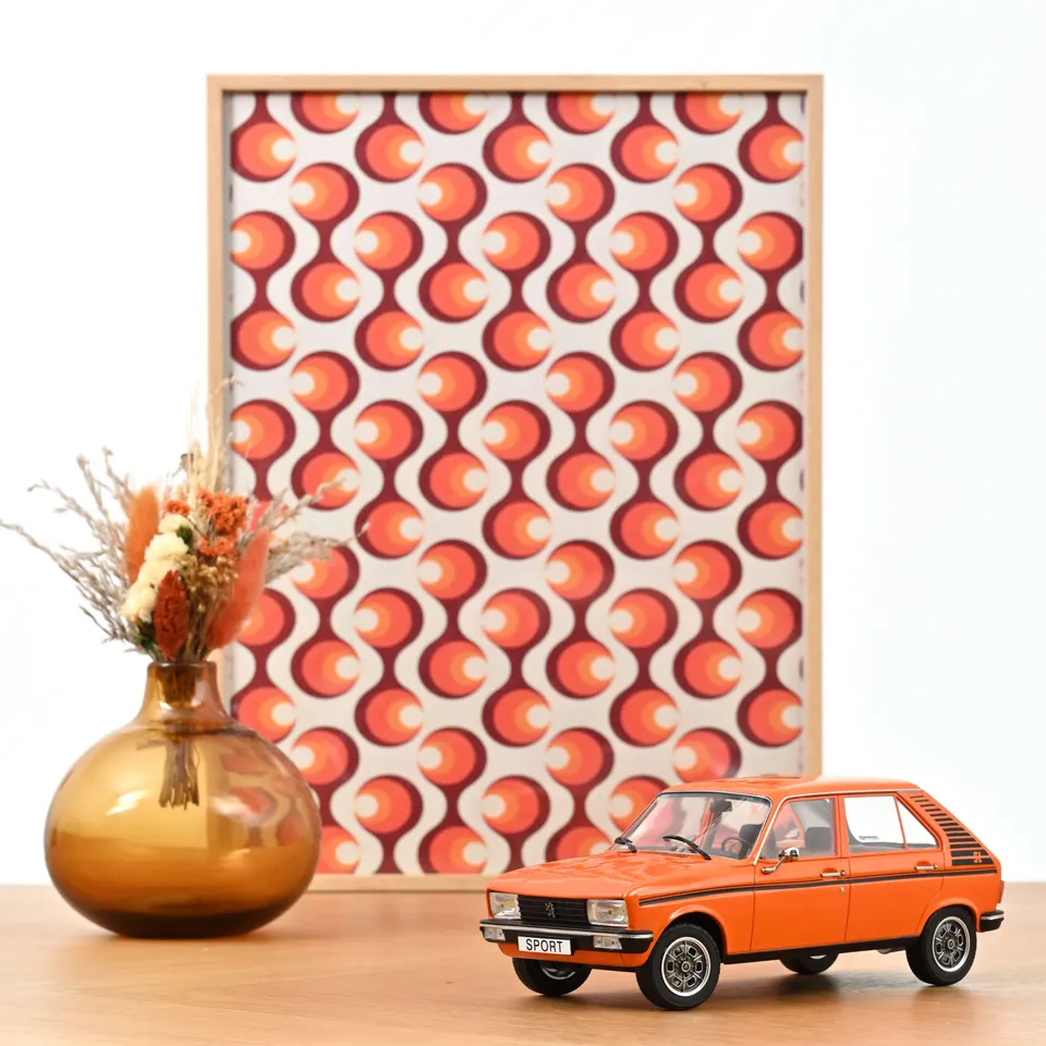 norev-peugeot-104-sl-sport-1979-modellino-auto-1-18-arancione-edizione-104-pezzi image 1