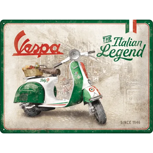 nostalgic-art-vespa-italian-legend-targa-in-metallo-30x40-cm-2 image 1
