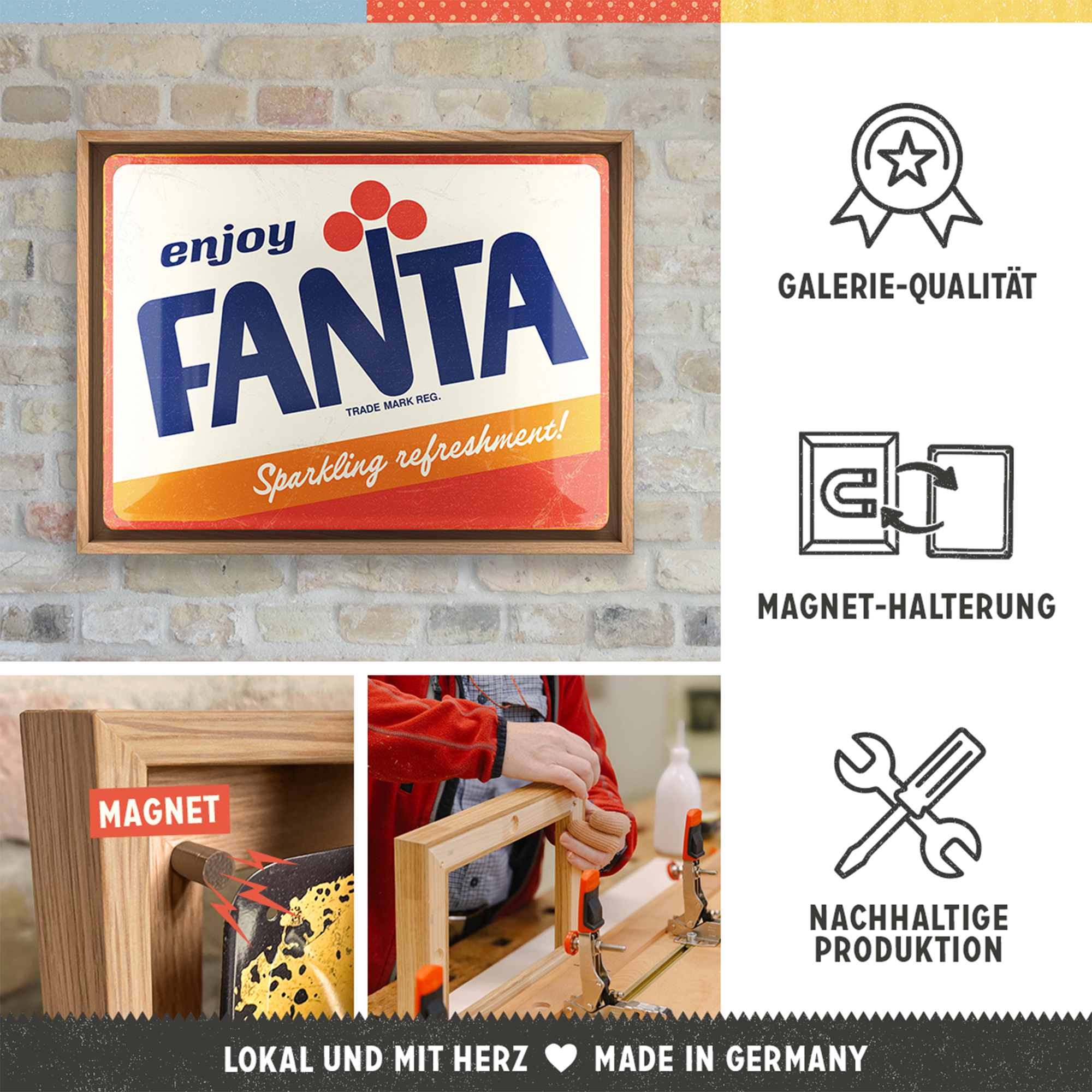 nostalgic-art-fanta-logo-special-edition-cornice-n-frame-l-33-5x44-cm image 3