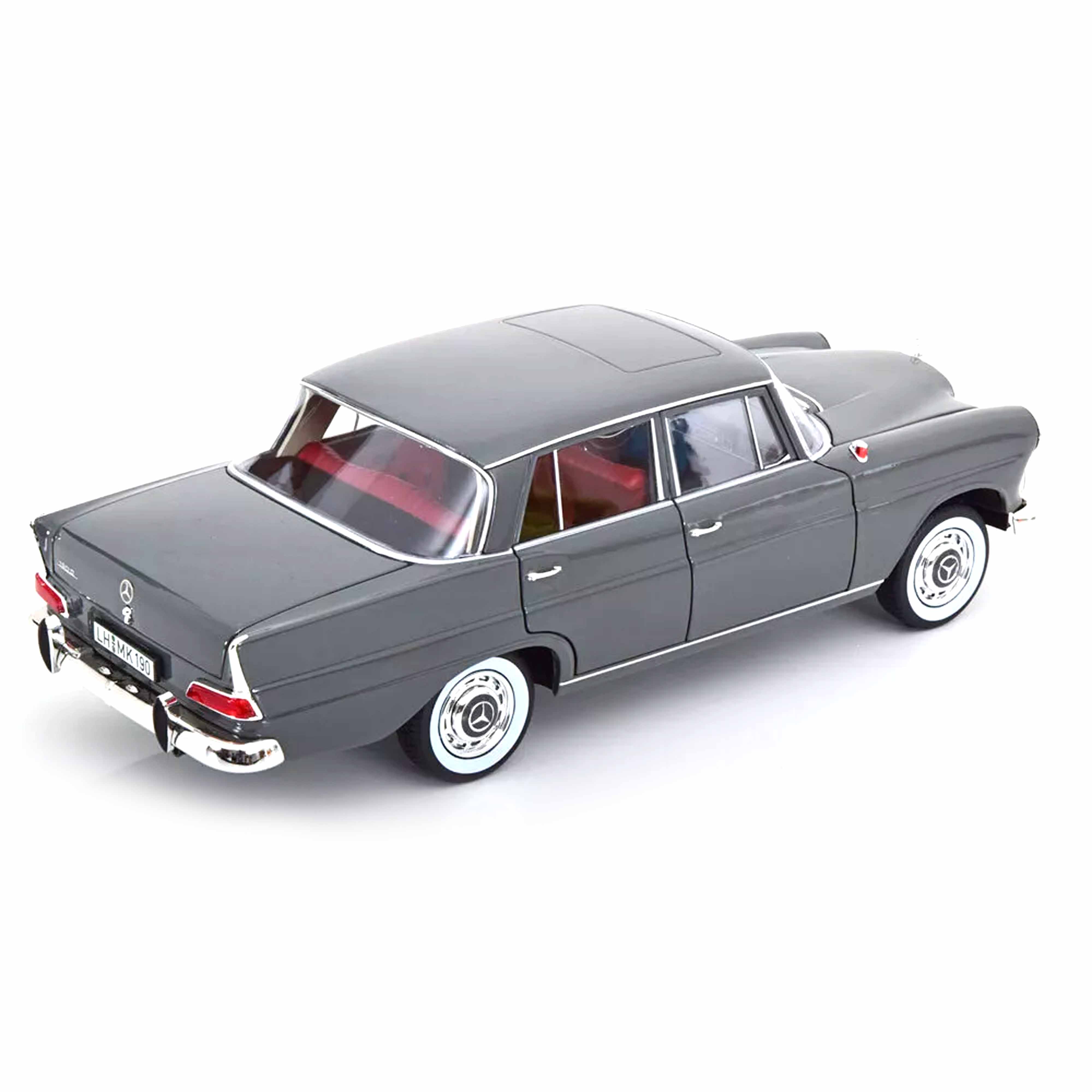 norev-mercedes-benz-190-d-1964-modellino-auto-1-18-grigio image 4