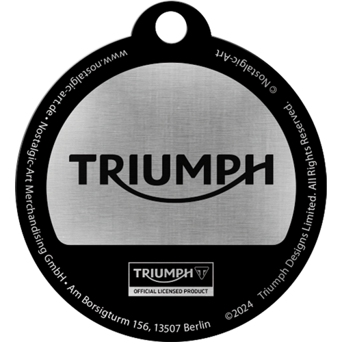 nostalgic-art-triumph-logo-portachiavi-in-metallo-4-cm image 4