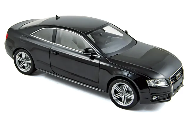 norev-audi-s5-coup-2009-noir-fant-me-modellino-auto-1-18 image 1