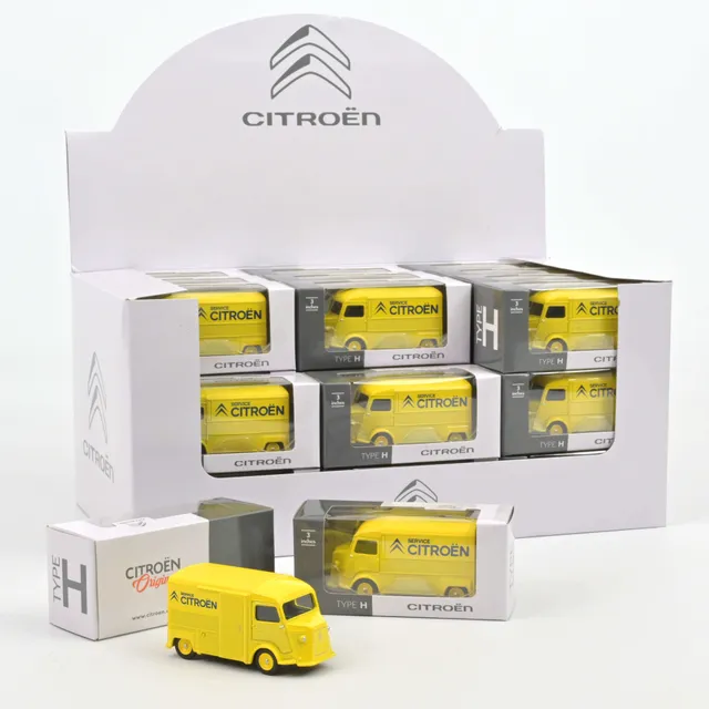 norev-citro-n-type-h-1970-jaune-service-citro-n-1-58-display-da-36-pezzi image 1