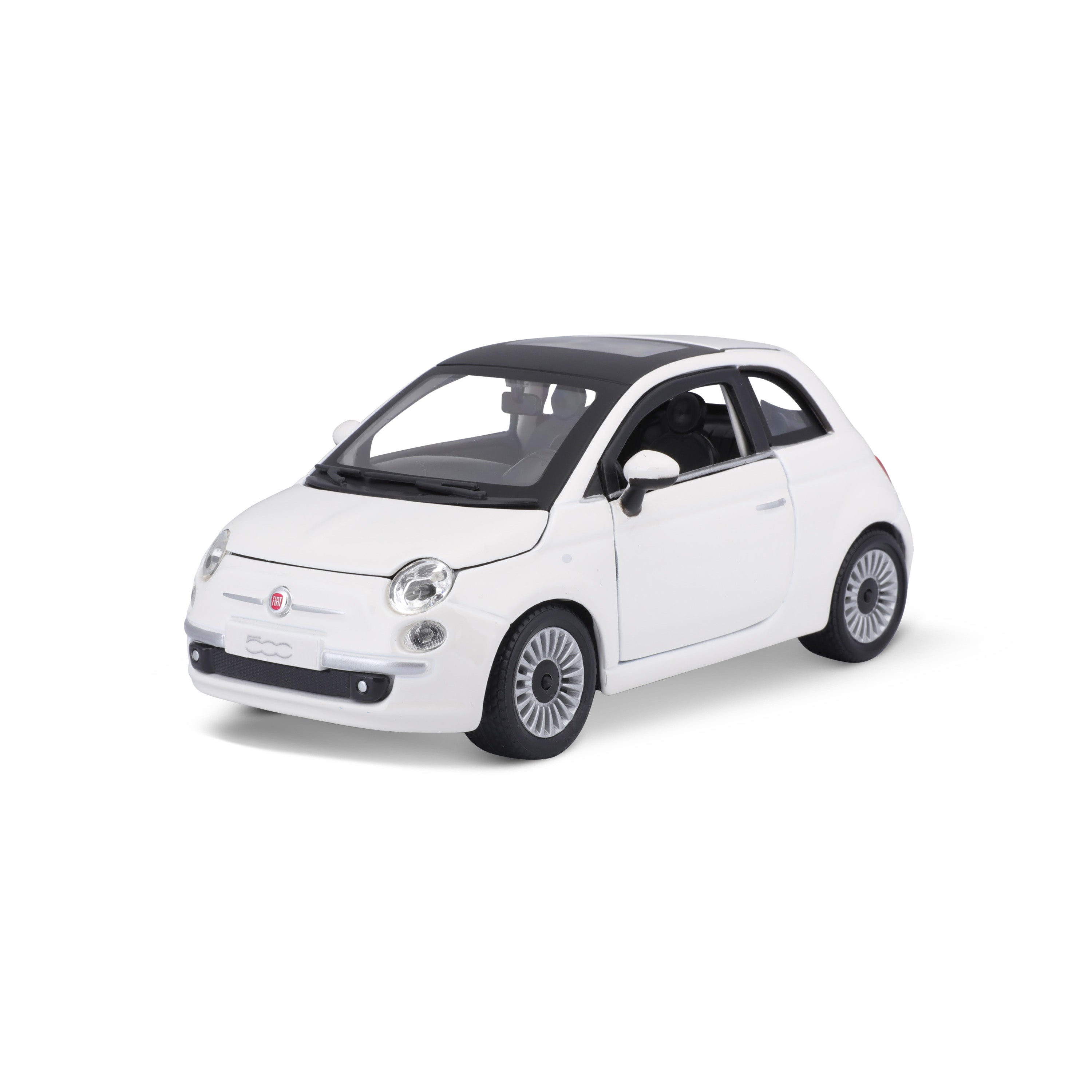 bburago-fiat-500-2007-1-24-bianca image 1