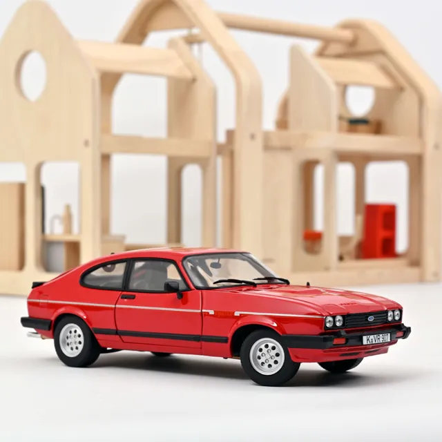 norev-ford-capri-2-8i-injection-1983-rossa-1-18-modellino-youngtimer image 1