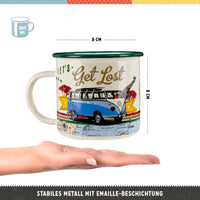 nostalgic-art-vw-bulli-let-s-get-lost-tazza-smaltata-360-ml-2 image 2