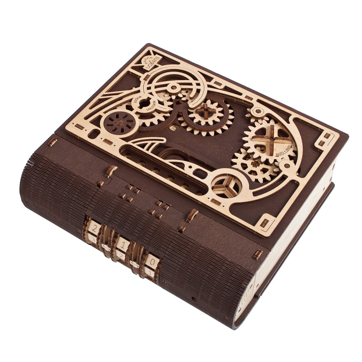 ugears-book-of-secrets-scatola-segreta-libro-meccanico-in-legno image 3