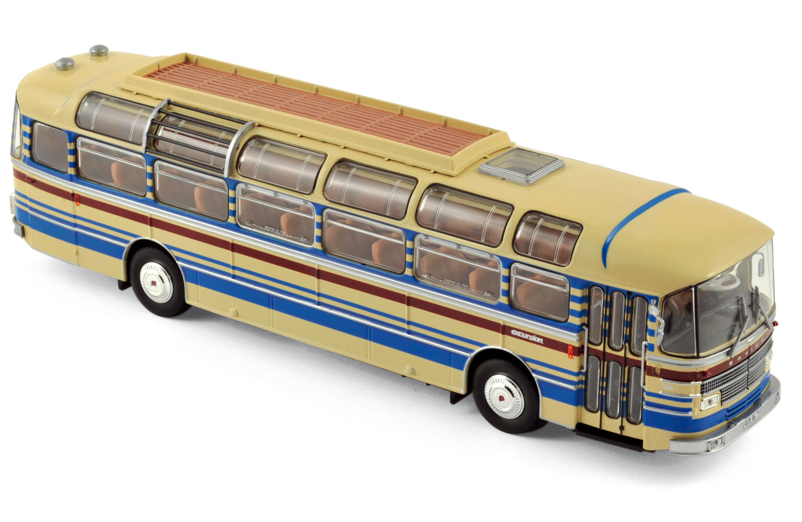 norev-saviem-s53m-1970-1-43-modellino-autobus-crema image 1