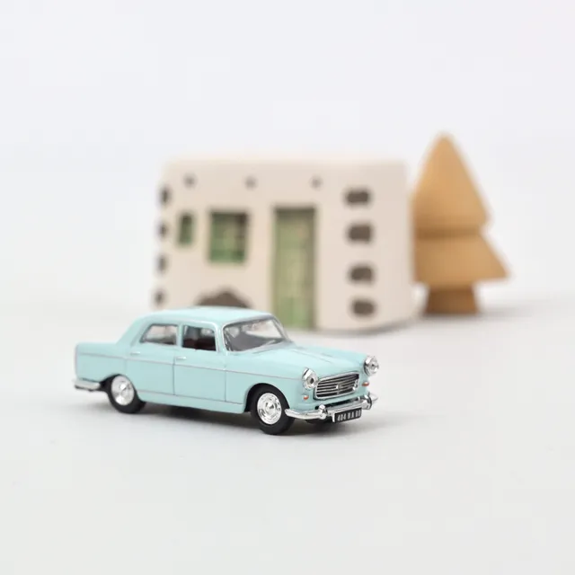 norev-peugeot-404-1968-1-87-modellino-auto-d-epoca-verde-chiaro image 1