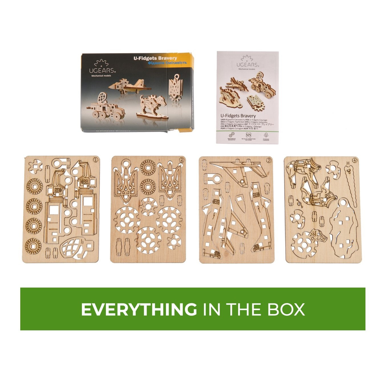 ugears-u-fidgets-bravery-set-4-personaggi-in-legno image 8