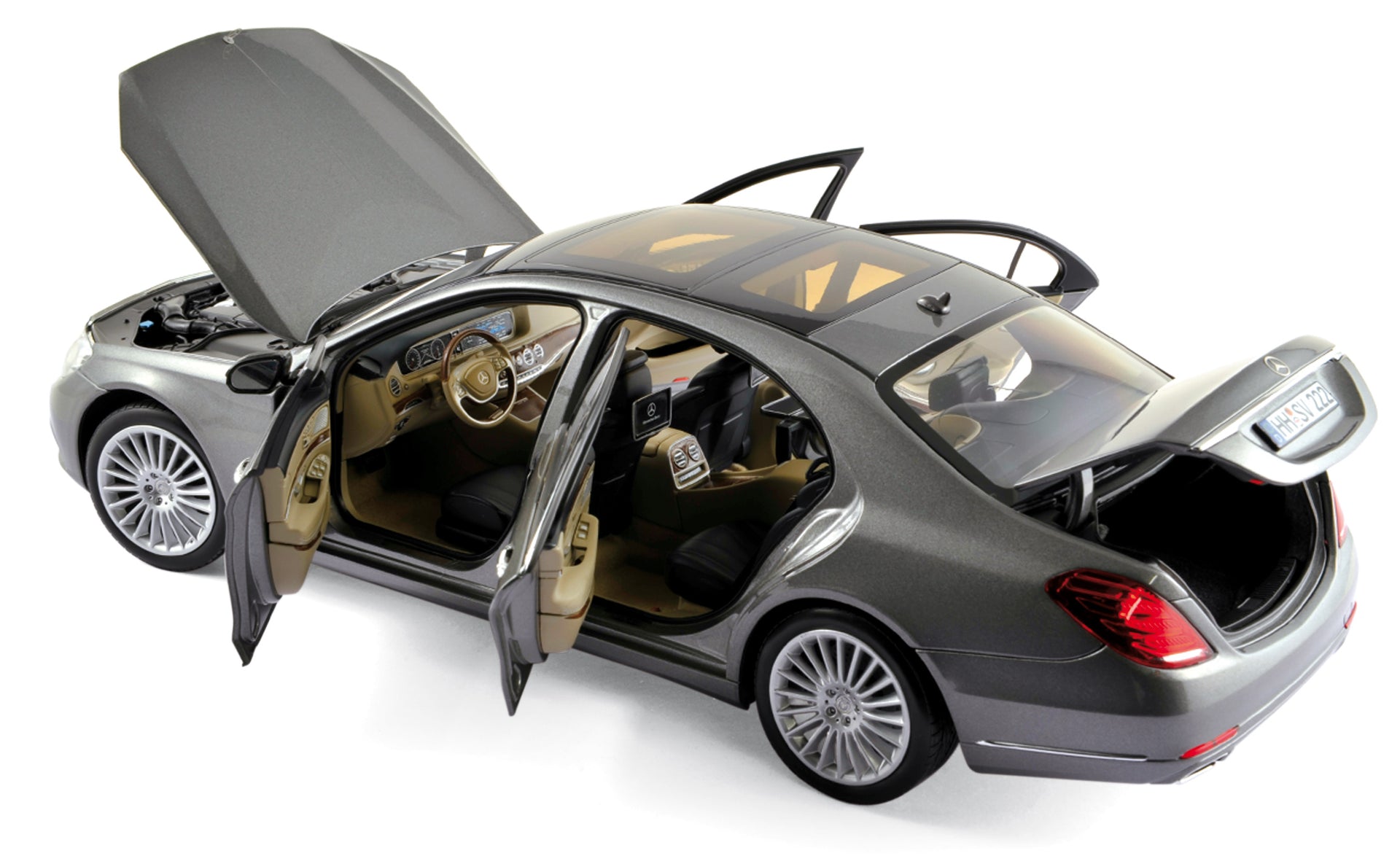 norev-mercedes-benz-classe-s-2013-modellino-auto-1-18-argento image 1