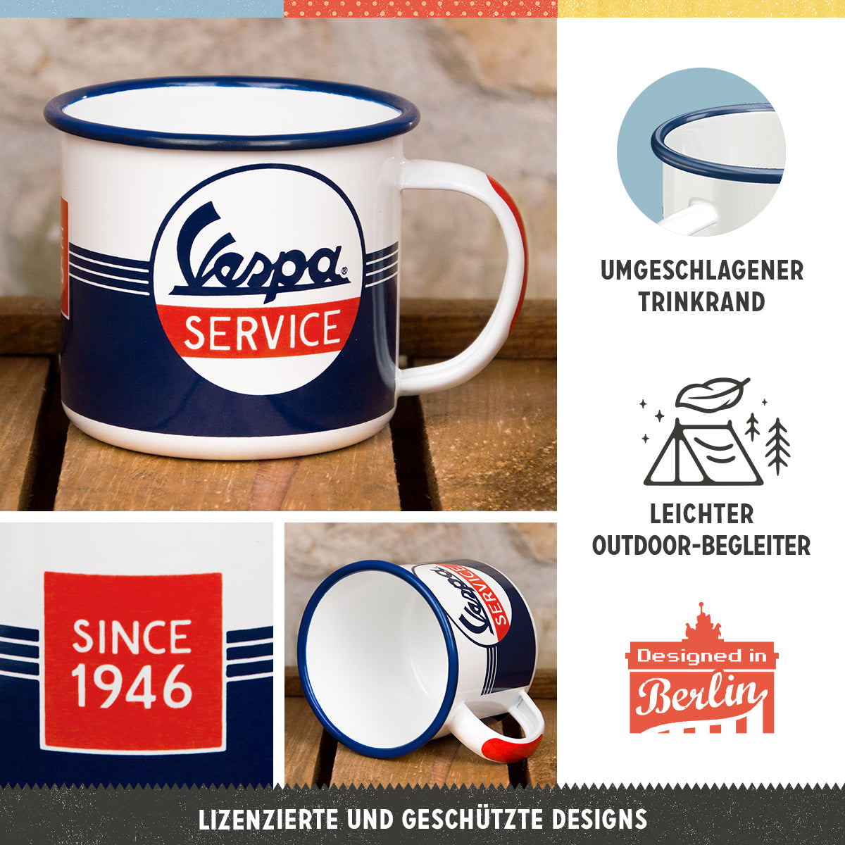 nostalgic-art-vespa-service-tazza-in-smalto-360-ml-8x8-cm image 3