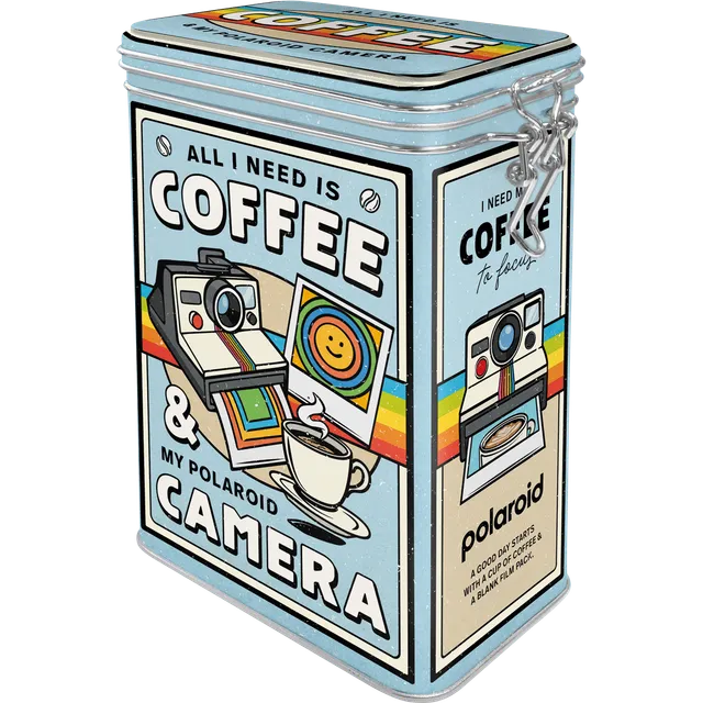 nostalgic-art-polaroid-coffee-camera-scatola-metallo-con-coperchio-7-5x11x17-5-c image 1
