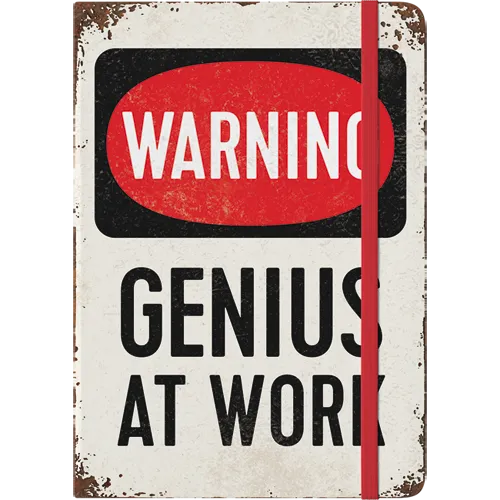 nostalgic-art-genius-at-work-taccuino-a5-128-pagine image 1