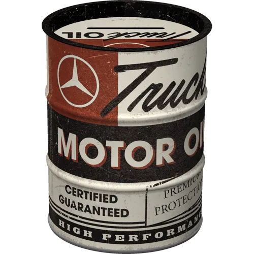 nostalgic-art-daimler-truck-motor-oil-barile-olio-salvadanaio-money-box-600-ml image 1