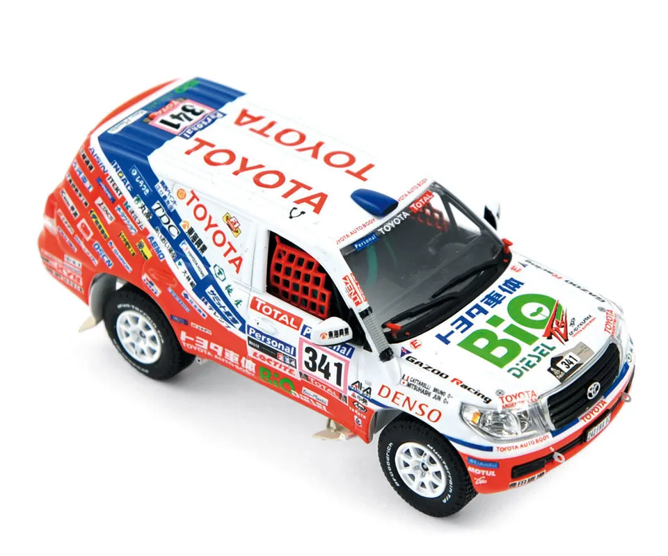 norev-toyota-land-cruiser-2010-dakar-341-mitsuhashi-cattarelli-1-43-modellino-au image 1