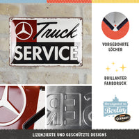 nostalgic-art-daimler-truck-service-targa-in-metallo-20x30-cm image 3