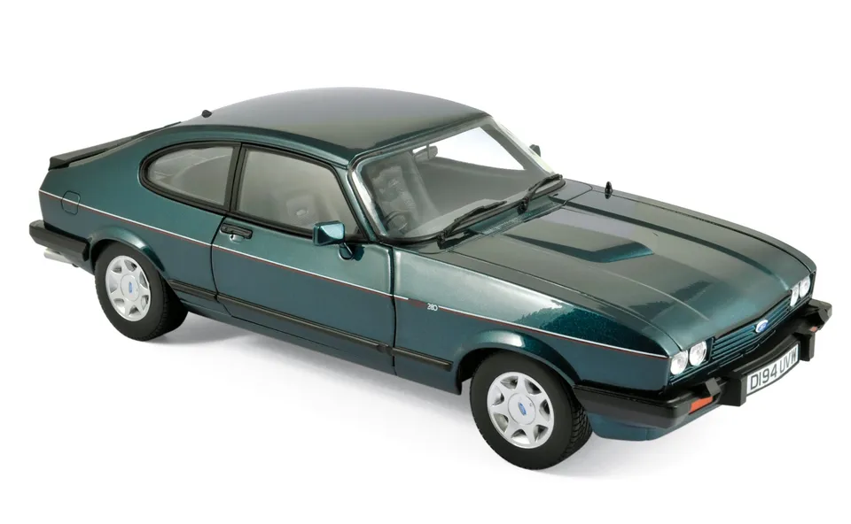 norev-ford-capri-280-1986-verde-brooklands-metallizzato-modellino-1-18-edizione- image 1